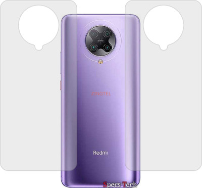 ZINGTEL Back Screen Guard for MI K40 PRO ZOOM (Matte Finish)(Pack of 2)