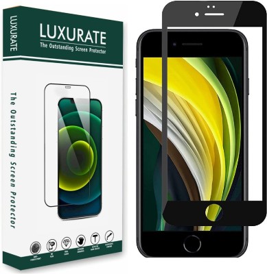 LUXURATE Edge To Edge Tempered Glass for Apple iPhone SE 2020(Pack of 1)