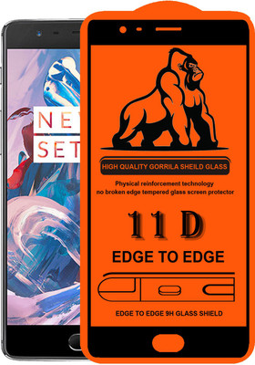 Forego Edge To Edge Tempered Glass for OnePlus 3(Pack of 1)