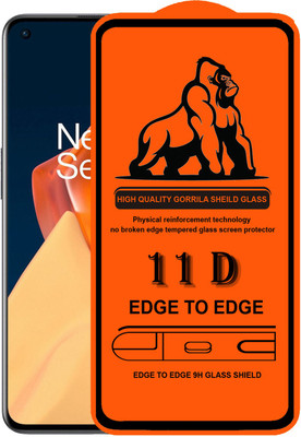 Forego Edge To Edge Tempered Glass for OnePlus 9(Pack of 1)