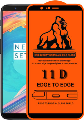 Forego Edge To Edge Tempered Glass for OnePlus 5T(Pack of 1)