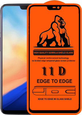 Forego Edge To Edge Tempered Glass for OnePlus 6(Pack of 1)