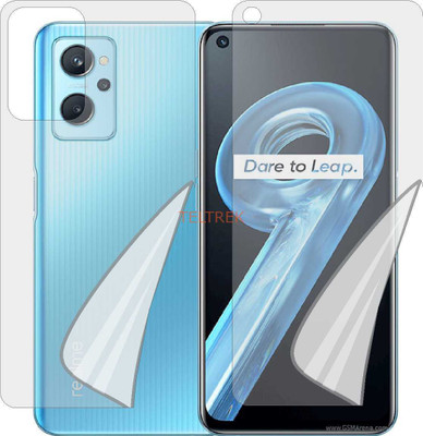 TELTREK Front and Back Tempered Glass for REALME 9i RMX3491 (Edge To Edge TPU Full Coverage)(Pack of 2)