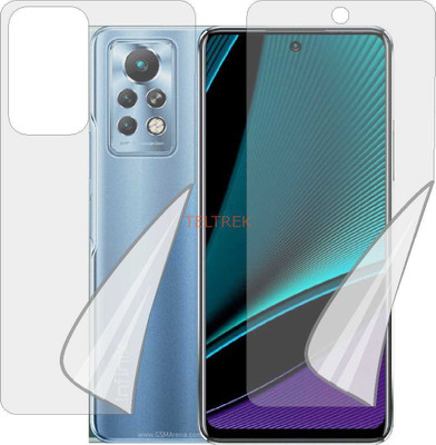 TELTREK Front and Back Tempered Glass for INFINIX NOTE 11 PRO (Edge To Edge TPU Full Coverage)(Pack of 2)