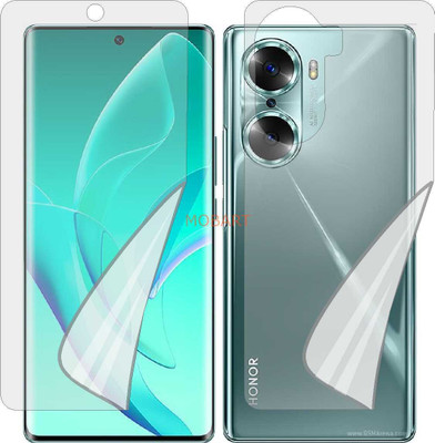 MOBART Front and Back Tempered Glass for HONOR 60 (Edge To Edge TPU Full Coverage)(Pack of 2)
