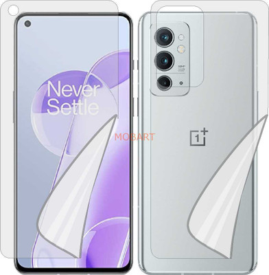 MOBART Front and Back Tempered Glass for ONEPLUS 9RT 5G MT2111 (Edge To Edge TPU Full Coverage)(Pack of 2)