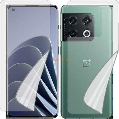 TELTREK Front and Back Tempered Glass for ONEPLUS 10 PRO NE2210 (Edge To Edge TPU Full Coverage)(Pack of 2)