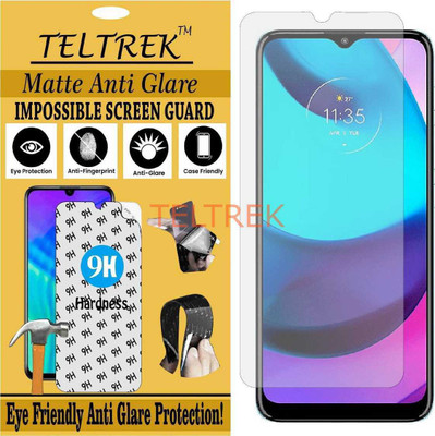 TELTREK Impossible Screen Guard for MOTOROLA E20 (Shatterproof Matte)(Pack of 1)