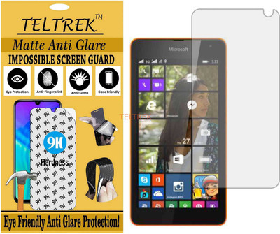 TELTREK Impossible Screen Guard for MICROSOFT LUMIA 535 DUAL SIM (Shatterproof Matte)(Pack of 1)