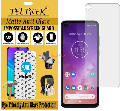 TELTREK Impossible Screen Guard for MOTOROLA MOTO ONE VISION (Flexible Matte)(Pack of 1)