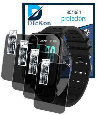 DICKON Screen Guard for Life Like A6 Smartwatch(Pack of 4)