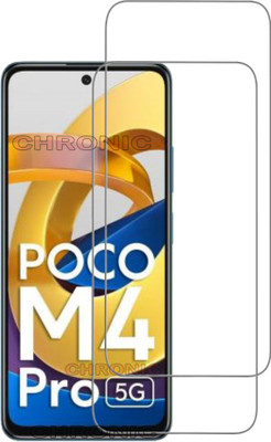 Chronic Tempered Glass Guard for POCO M4 Pro 5G(Pack of 2)