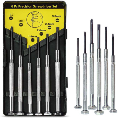 Spartan Multipurpose Watchmaker Precision Screwdriver Tool Kit (6 Pieces) Standard Screwdriver Set(Pack of 1)