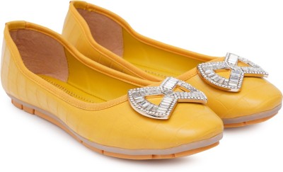 SHERRIF Bellies For Women(Yellow , 7)