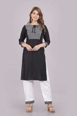 TUHINZIFAB Women Kurti Pant Set