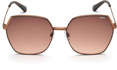 IDEE Rectangular Sunglasses(For Women, Brown)