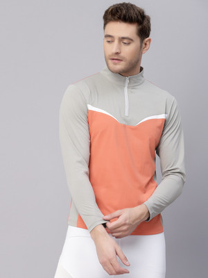 JUMP USA Color Block Men Grey Tights
