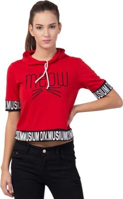 ANANTA DESIGN Casual Self Design Women Red Top