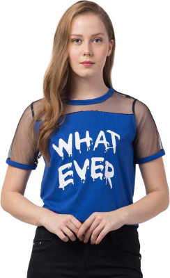 ANANTA DESIGN Casual Self Design Women Blue Top