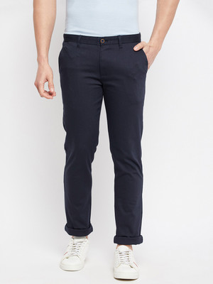 DUKE Slim Fit Men Blue Trousers