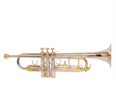 YORBAX YRX24 Bb Trumpet(SILVER AND GOLDEN FINISH)