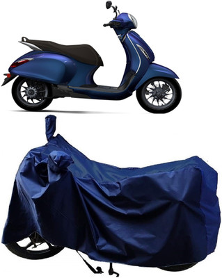Autoprime Two Wheeler Cover for Bajaj(New Chetak, Blue)