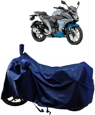 AutoFave Two Wheeler Cover for Yamaha(Fazer 25, Blue)