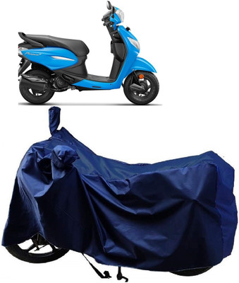AutoFave Two Wheeler Cover for Hero(Pleasure Plus, Blue)