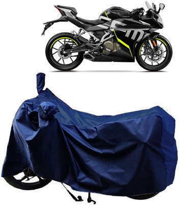 AutoFave Two Wheeler Cover for CFMoto(250SR, Blue)