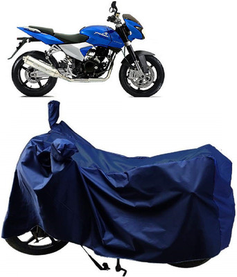 ANTOFY Two Wheeler Cover for Bajaj(DTS-i, Blue)