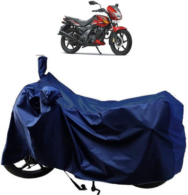Autoprime Two Wheeler Cover for TVS(Flame SR125, Blue)