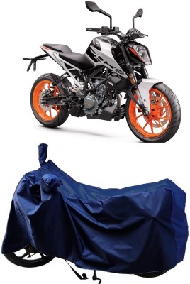 AutoFave Two Wheeler Cover for KTM(Duke 200, Blue)