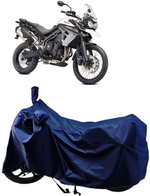 AutoKick Two Wheeler Cover for Triumph(Tiger 800 XCA, Blue)