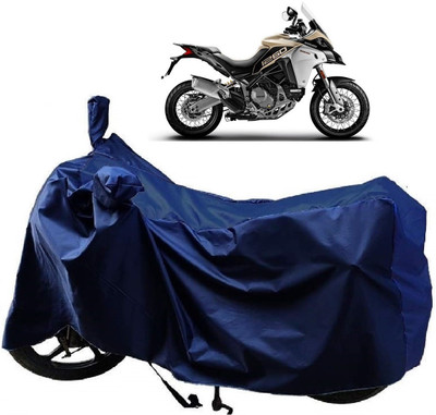 Autoprime Two Wheeler Cover for Ducati(Multistrada 1260, Blue)
