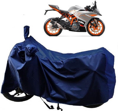AutoFave Two Wheeler Cover for KTM(RC 390, Blue)