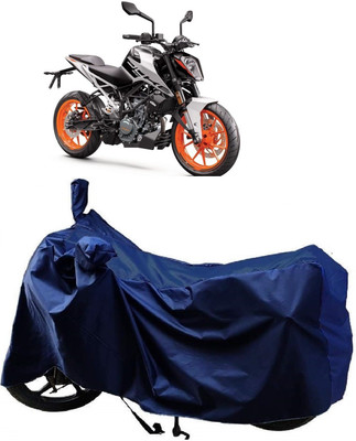 AutoFave Two Wheeler Cover for KTM(200 Duke, Blue)