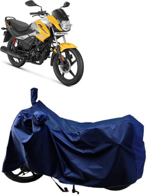 AutoKick Two Wheeler Cover for Hero(MotoCorp Passion Pro, Blue)