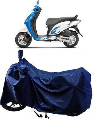 Autoprime Two Wheeler Cover for Honda(Activa i, Blue)