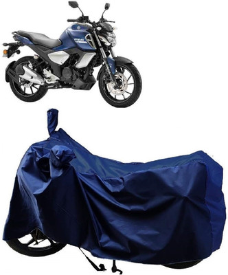 AutoFave Two Wheeler Cover for Yamaha(FZS-FI, Blue)