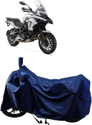 Autoprime Two Wheeler Cover for Benelli(TRK 502, Blue)
