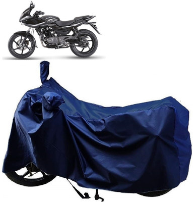 AutoKick Two Wheeler Cover for Bajaj(Pulsar 220, Blue)