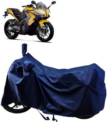 ANTOFY Two Wheeler Cover for Bajaj(Pulsar SS400 BS6, Blue)