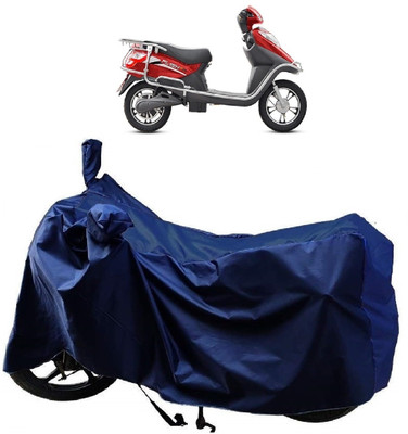 ANTOFY Two Wheeler Cover for Hero Electric(Electric Flash, Blue)