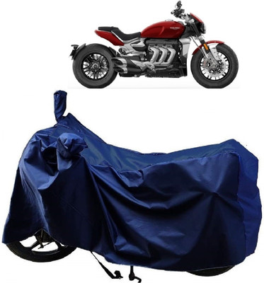 Autoprime Two Wheeler Cover for Triumph(Rocket III, Blue)