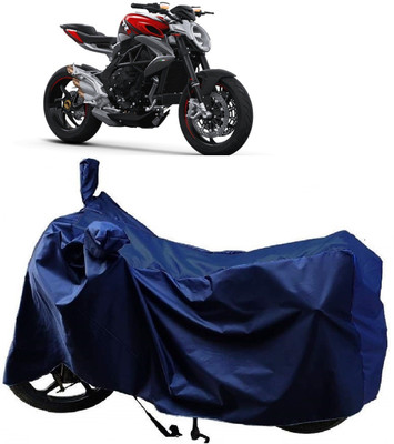 AutoFave Two Wheeler Cover for MV Agusta(Brutale, Blue)