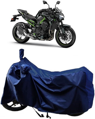AutoFave Two Wheeler Cover for Kawasaki(Z900, Blue)