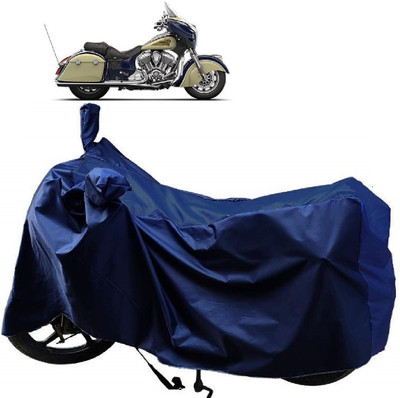 Autoprime Two Wheeler Cover for Indian(Chieftain, Blue)