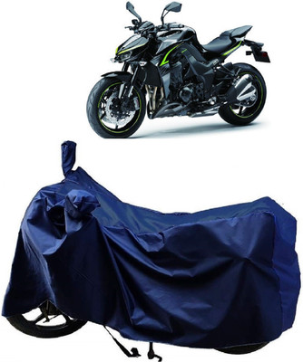 AutoFave Two Wheeler Cover for Kawasaki(Z1000, Blue)