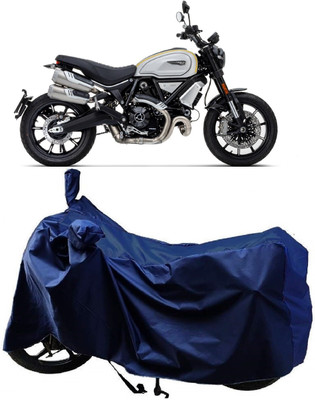 AutoFave Two Wheeler Cover for Ducati(Scrambler 1100, Blue)