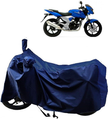 AutoKick Two Wheeler Cover for Bajaj(Pulsar 200 NS DTS-i, Blue)